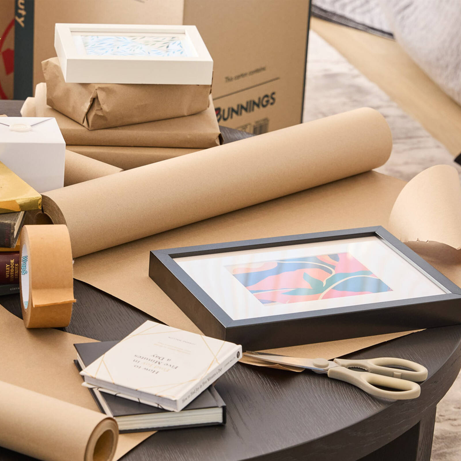 Wrap Move 375mm x 15m Kraft Paper Roll Bunnings Australia
