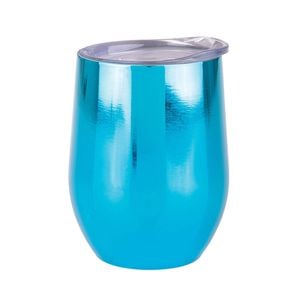 Oasis Stainless Steel Insulated Wine Tumbler Double Walled 330ml Sapphire