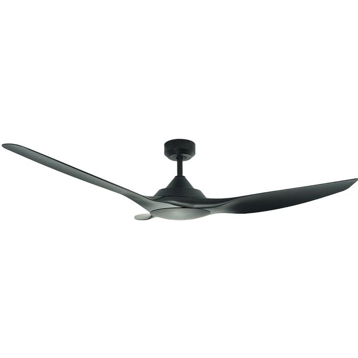 Vencha Raven RWS  Tri-Control 1620mm ABS Blades DC Ceiling Fan  - Black