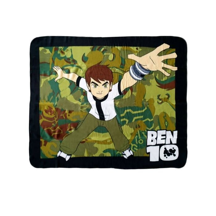 Polar Fleece Throw Rug Ben 10 - 127 x 152 cm