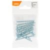 Taskmaster M4x 50mm Zinc Snap Off Screw - 12 Pack