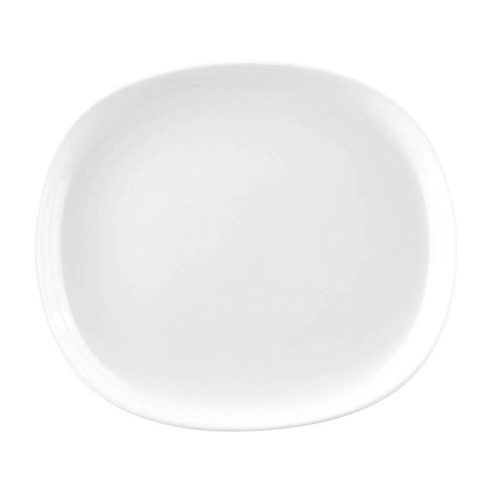 Sango Oval Couple Plates Ora White 200x175mm 6 Pack