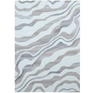 Handmade Gladstone Wool Rug-6438- NATURAL-110x160cm
