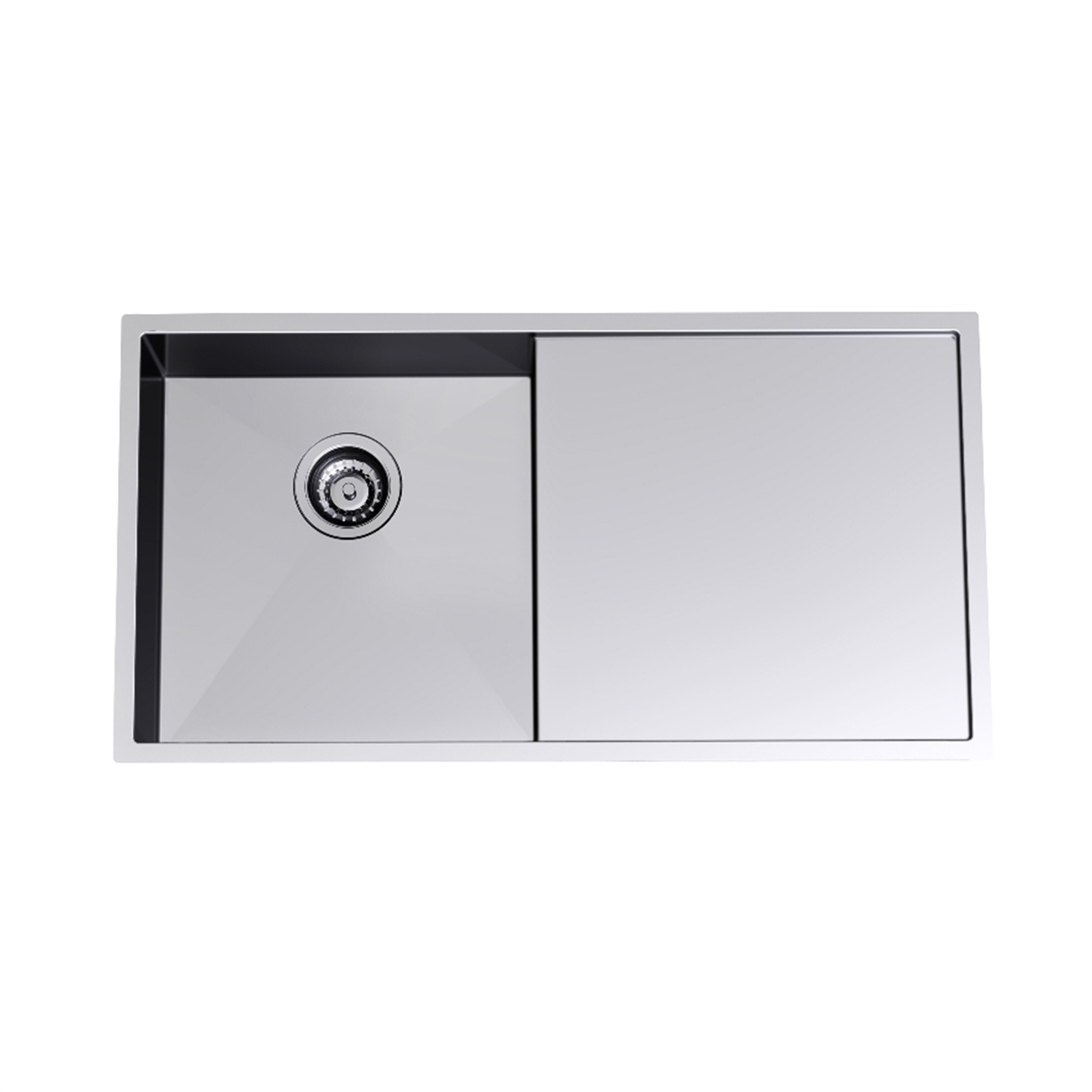 Clark 870mm Fusion Single End Bowl Undermount Sink LH 0TH product image