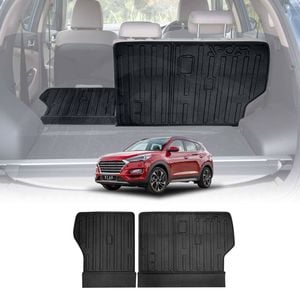 Back Seat Protector for Hyundai Tucson 2015-2021 All Weather Heavy Duty Seat Kick Mats Cover