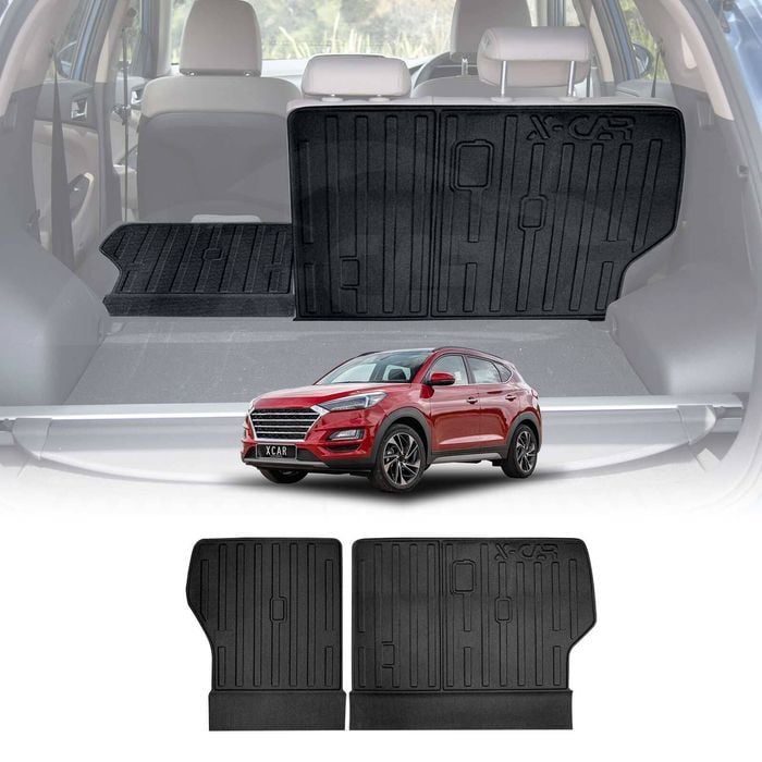 Back Seat Protector for Hyundai Tucson 2015-2021 All Weather Heavy Duty Seat Kick Mats Cover