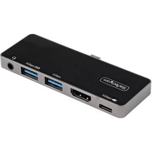 USB C Multiport Adapter, USB-C to 4K 60Hz HDMI, 100W PD Pass-Through, 3xUSB, Audio, USB-C Mini Dock