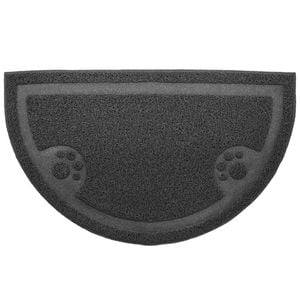 Paws & Claws Pet Non Slip Rubber Food Mat 60x37cm Assorted