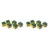 2x 6pc Formula Sports Pioneer Cue Chalk Square - Green
