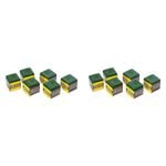 2x 6pc Formula Sports Pioneer Cue Chalk Square - Green