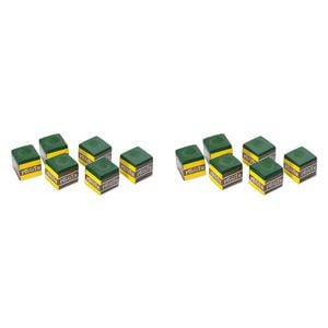 2x 6pc Formula Sports Pioneer Cue Chalk Square - Green