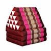 Jumbo Thai Triangle Pillow 3   Fold - Handmade Kapok Daybed Cushion | Fold-out Floor Mattress