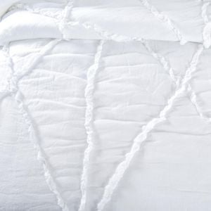 Bobby Coverlet Set Queen, Front/Back: 100% cotton, Prewashed. Filling 120GSM Polyester