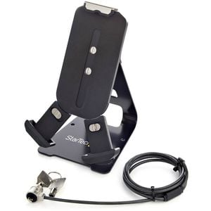 StarTech.com Secure Tablet Stand with K-Slot Cable Lock, Locking Universal Holder for 7.9"-13" Tablets, Adjustable
