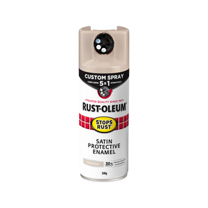 Rust-Oleum 340g French Beige Satin Stops Rust Custom Spray 5 In 1 Spray Paint