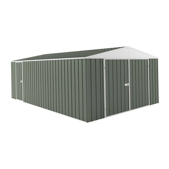 EnduraShed 6 x 3 x 2.4m Mist Green Tall Garage Garden Shed