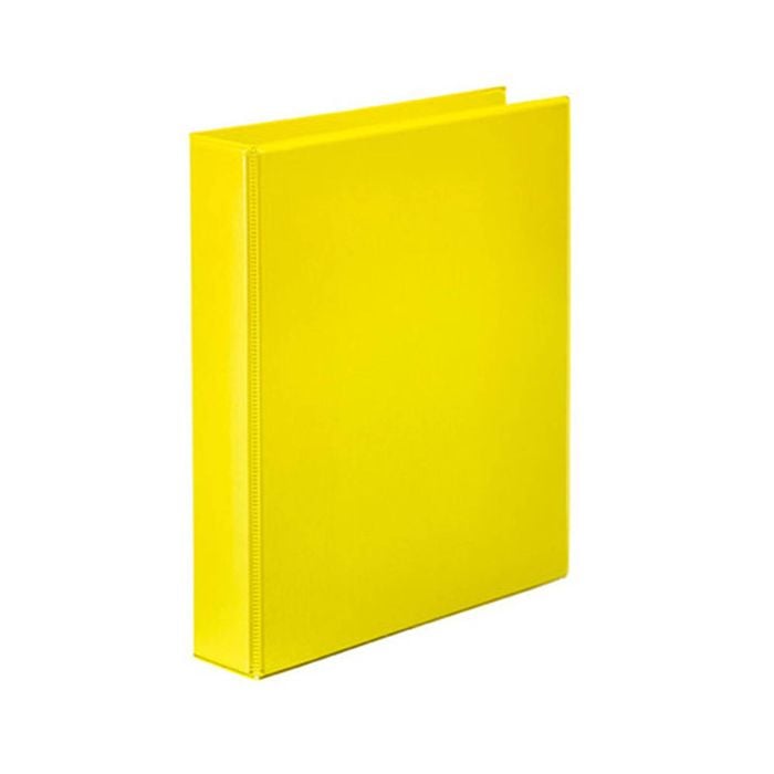 Marbig A4 2D-Ring Insert Binder 38mm (Yellow)