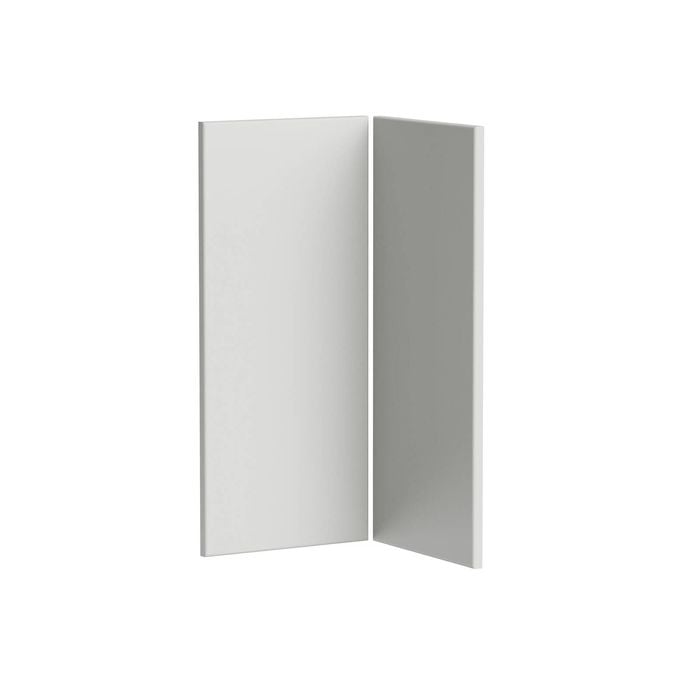Kaboodle Sesame Salt Modern Corner Base Cabinet Doors - 2 Pack
