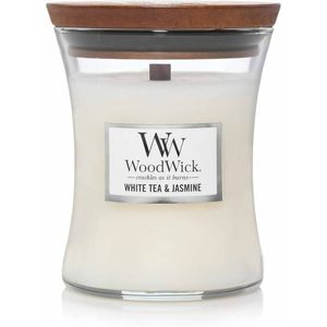 WoodWick Candle - Medium White Tea & Jasmine