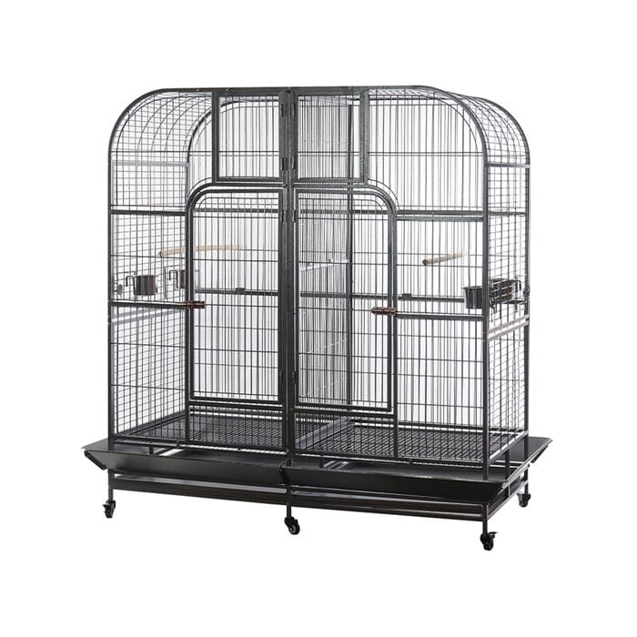 Yes4pets Xxxl 185 Cm Bird Cage Pet Parrot Aviary  Perch Castor Wheel Removable Divider