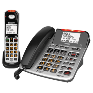 Uniden SSE47 + 1 Sight & Sound Enhanced Corded and Cordless Digital Phone System