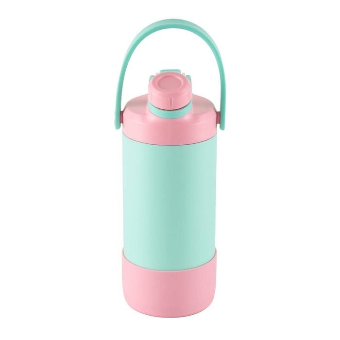 Avanti Yum Yum 2 Way Drinking Insulated Bottle 400ml - Blue/Pink