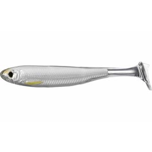 Live Target Slow Roll Shiner 3" Soft Plastic Fishing Lure Silver/Pearl