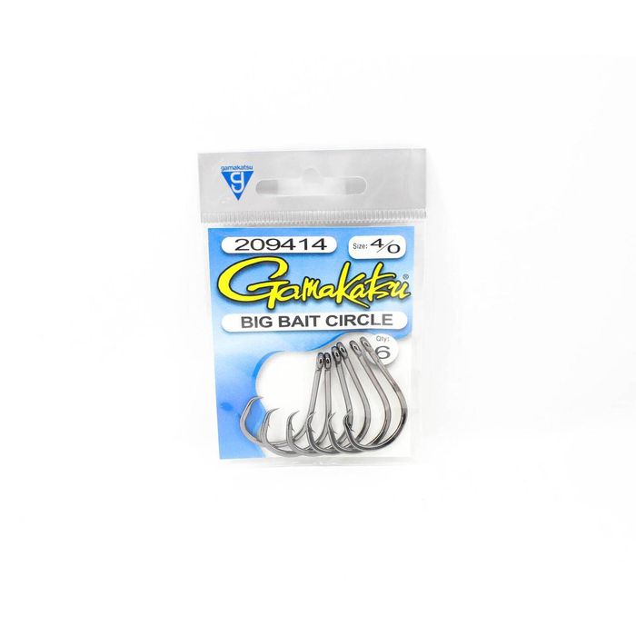 Gamakatsu Big Bait Circle Fishing Hook Pre Pack 4/0
