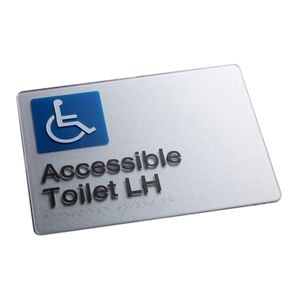 Product.Sandleford 180 x 230mm Accessible Toilet LH Braille Sign.3291757.AU.mainimage