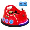 Costway Electric Kids Bumper Car 12v Ride On Toy W/bluetooth Red