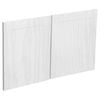 Kaboodle 900mm Provincial White Alpine Medium Rangehood Doors - 2 Pack