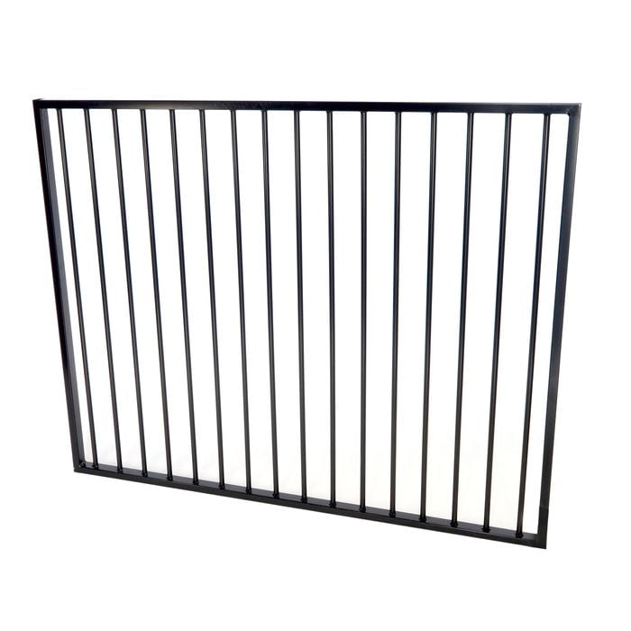 ProtectorAl 1470 x 1200mm Black Flat Top Driveway Gate