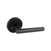 Schlage Matte Black Element Series Amelia Privacy Lever Set