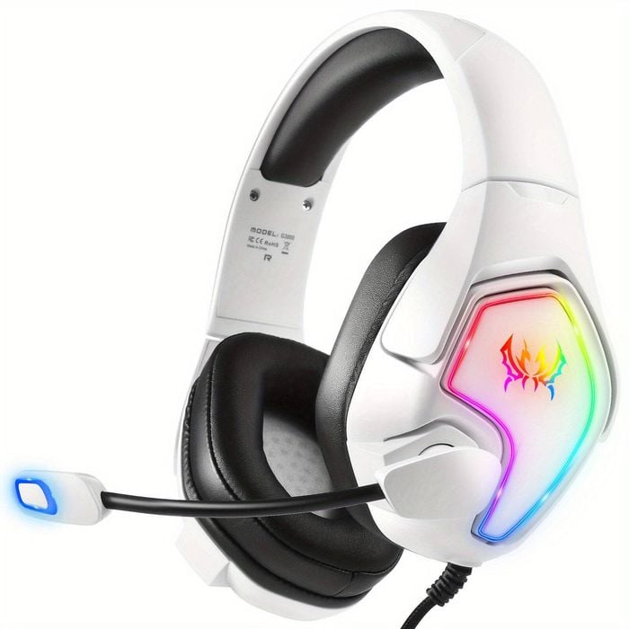 Stereo Gaming Headset For Ps4 Ps5 Xbox Rgb 7.1