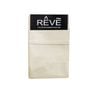 Bloomington Pair of Reve 100% Cotton Standard Pillowcases 48 x 74 cm Solid Cream