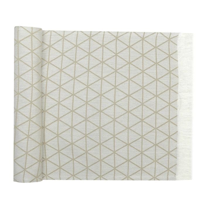 Nf Home & Entertaining Essentials Jacquard Table Runner 35x250cm Taupe
