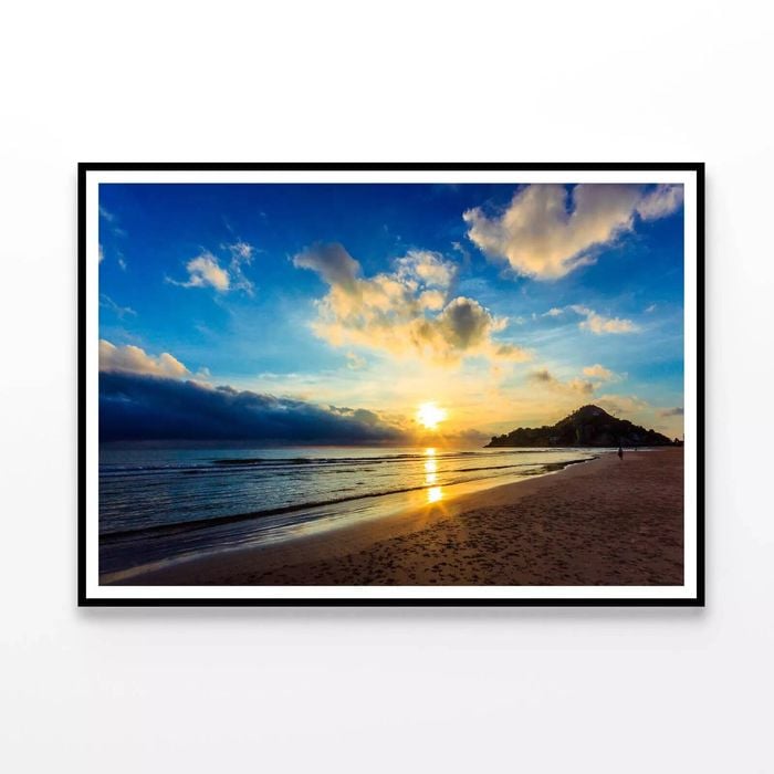 Sunset Beach in Thailand  Print 100% Australian Made 90x60cm  (Poster)