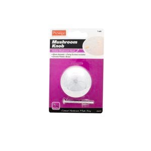 Prestige 45mm Chrome Plated Hollow Mushroom Cupboard Knob - Polished Chrome