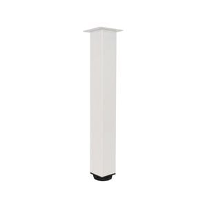 Adoored 50 x 400mm White Square Metal Leg