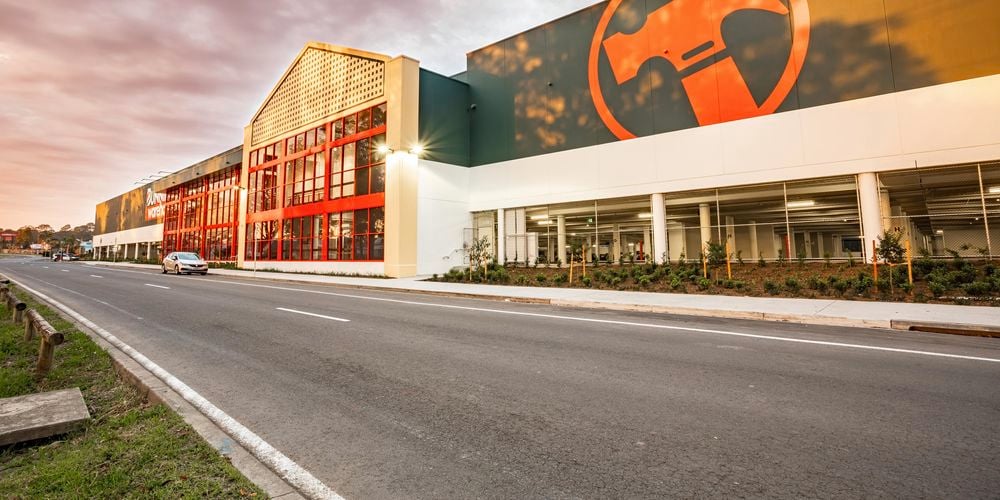 External wide shot of Store