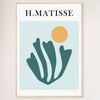 Galrie H. Matisse Abstract Art Print with Elegant Wood Frame, Wood Frame, A4 21 x 30cm (8 x 12inch)
