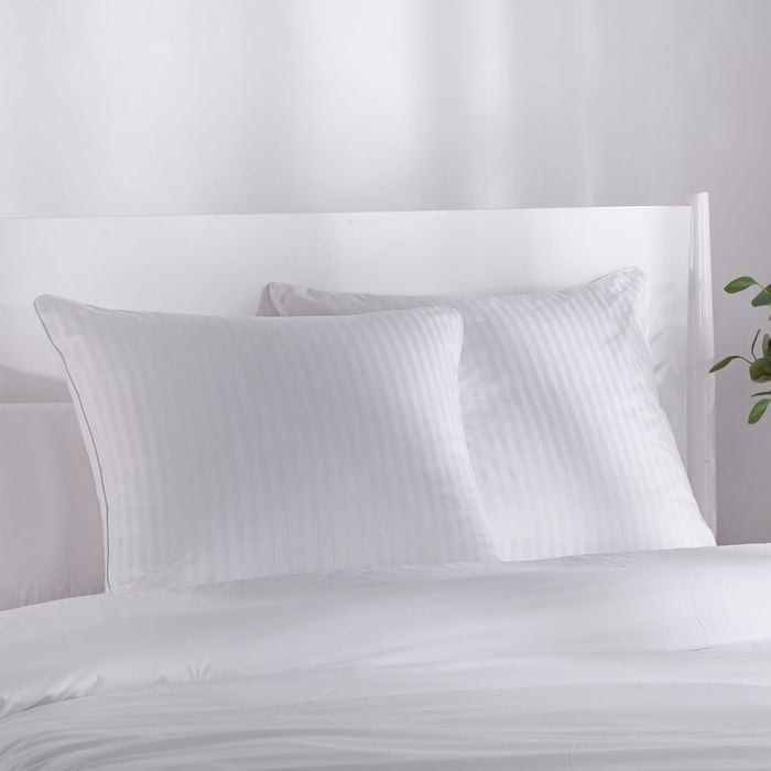 Dreamaker Cotton Sateen Euro Pillow Protector - Twin Pack
