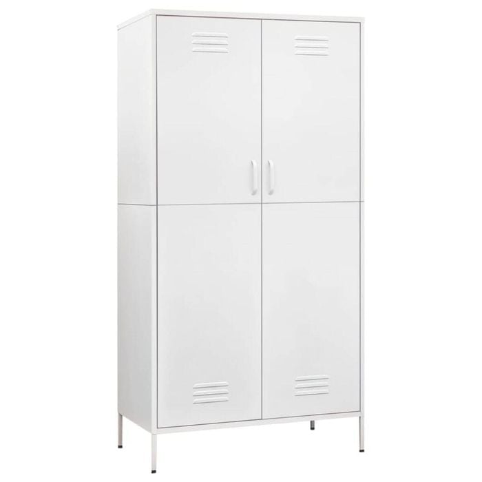 vidaXL Wardrobe White 90x50x180 cm