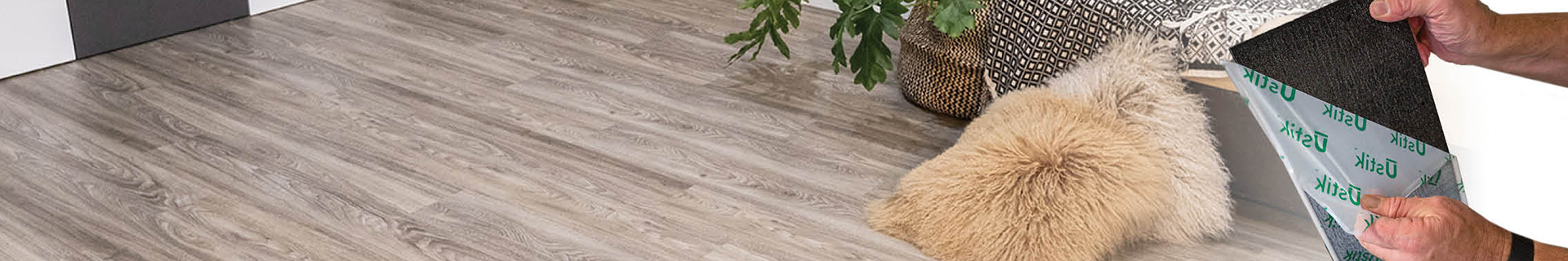 Living room with furnishings highlighting the use of Ustik flooring