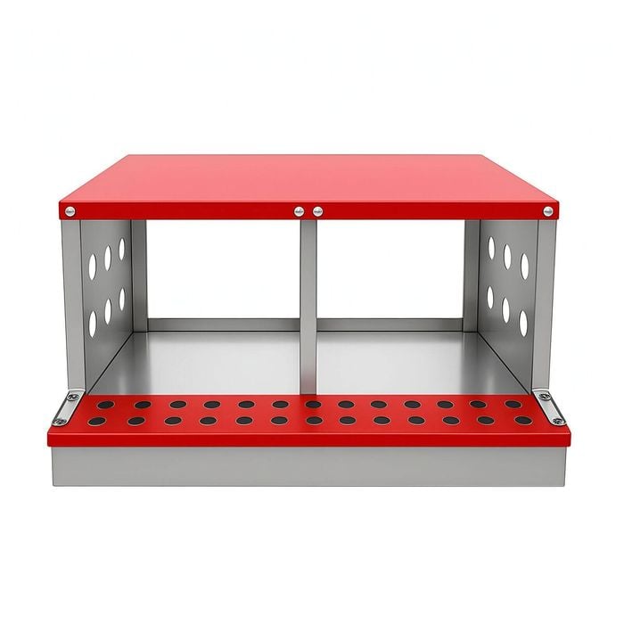 Topet 1x2 Chicken Hen Nesting Box Inside Outside Roll Away Lay Egg Hutch