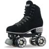 Crazy Skates Evoke Leather Suede Roller Skates - Black