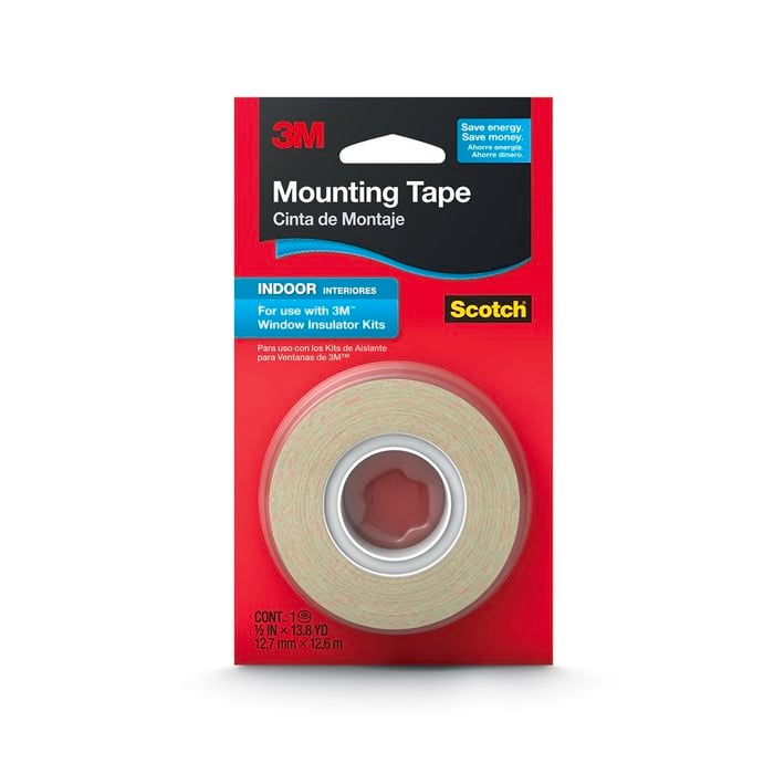 Scotch 12.7mm x 12.6m Indoor Window Film Double Sided Mounting Tape