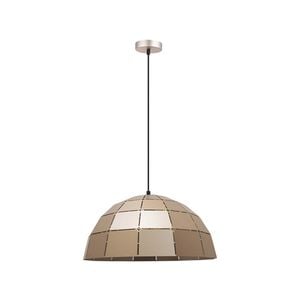 CLA Lighting ARMIS Iron Tiled Pendant Light White/Gold/Coffee Tiled (Iron) Dome - Champagne Gold