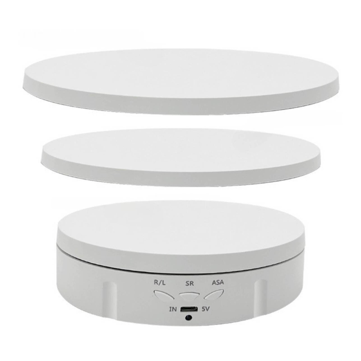 Tooleroo Electric 360 Rotating Product Display Stand White For ...