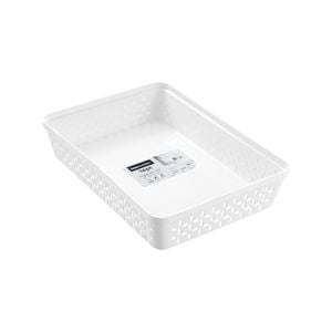 Boxsweden 34.5 x 25 x 6.5cm Large White Kept Organiser Tray